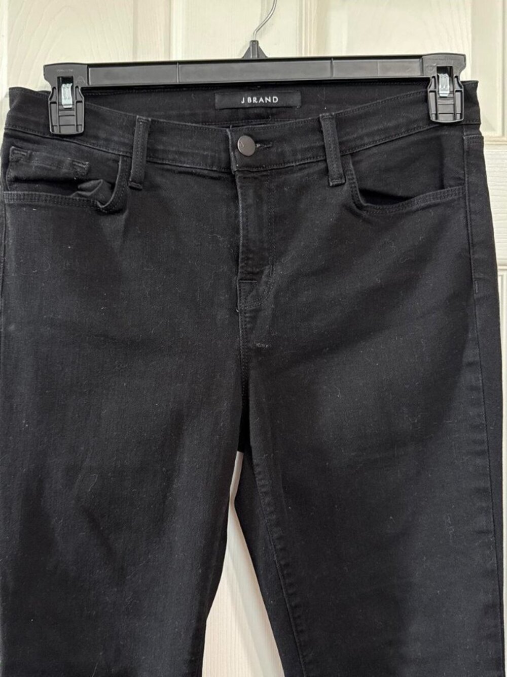 Black J Brand skinny leg jeans #denim #straightleg